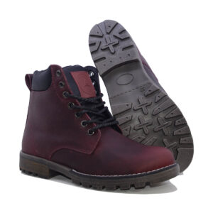 Botas Hipster para Mujer vista variable del modelo PW02C de color vinotinto