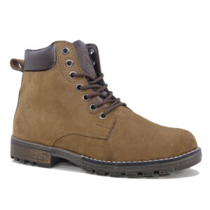 Botas Hipster para Mujer vista diagonal del modelo PW02C de color tabaco