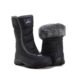 Botas para Niñas ClimbingKids, vista lateral del modelo NWEP02 color negro y azul.