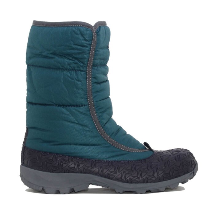 Botas Terra Mujer vista lateral del modelo WE02L de color azul marino y azul.