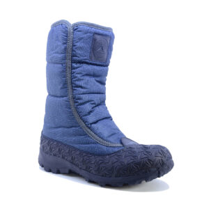 Botas Terra Mujer vista diagonal del modelo WE02L de color azul.